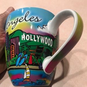 Los Angles Hollywood Ceramic Colorful Large Mug New